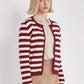 Women Golden Button Knit Cardigan Pattern
