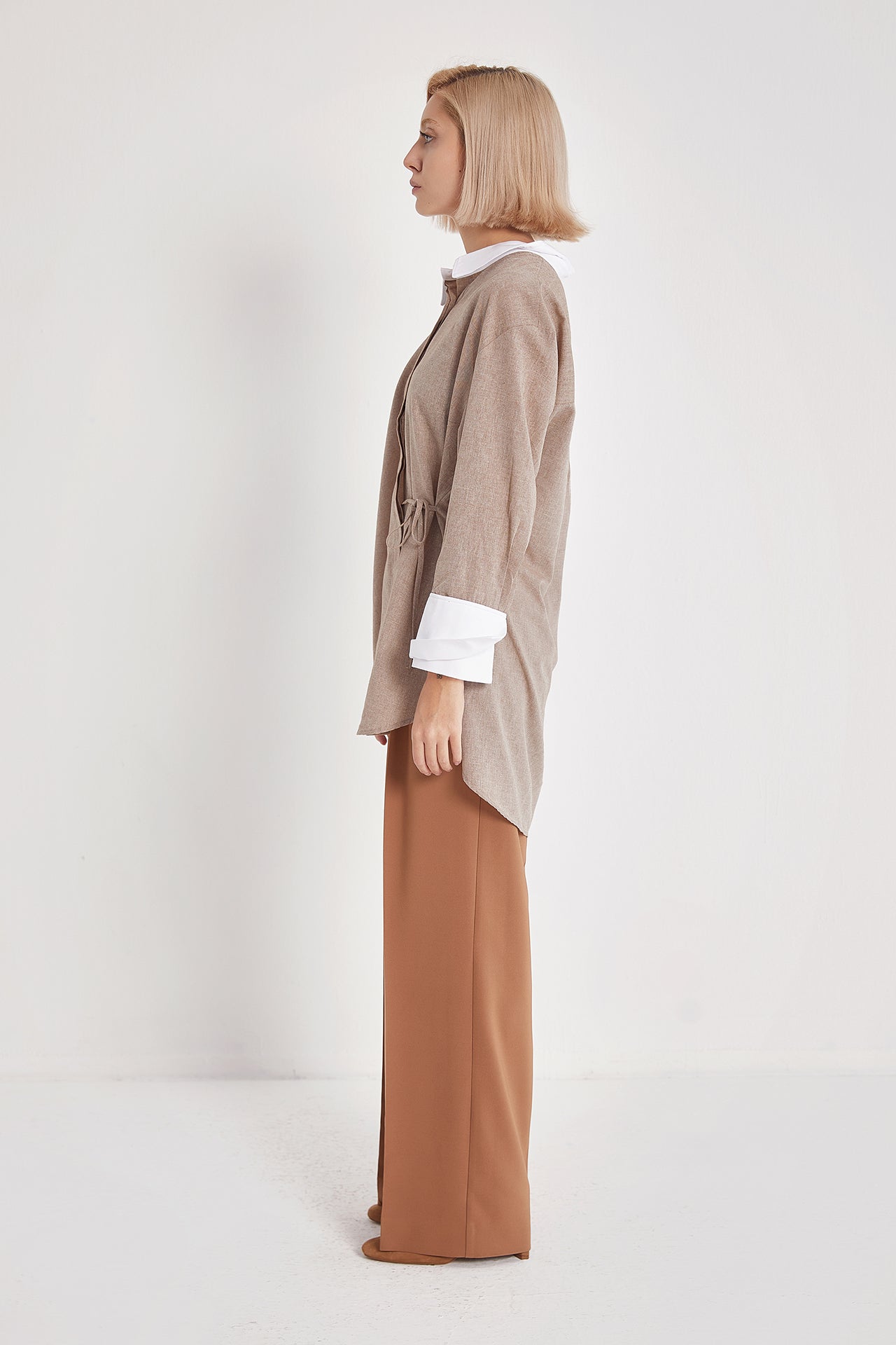 【海外限定】REISSTシャツ☆Taupe Neutral Tilly Cotton Drape T Reiss Cotton Drape T-Shirt in Taupe Neutral | REISS