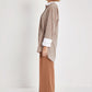 Cotton shirt oversized long tunic long sleeve
