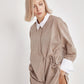 Cotton shirt oversized long tunic long sleeve