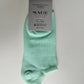 Bamboo Sneaker Socks – Mint Green