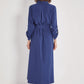 Breastfeeding Friendly Modal Maxi Modest Dress with Pocket Details (natural fabric)
