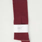 Cotton Hill Line Knee-High Socks - Burgundy